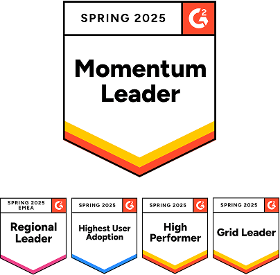 G2 badges Spring 2025